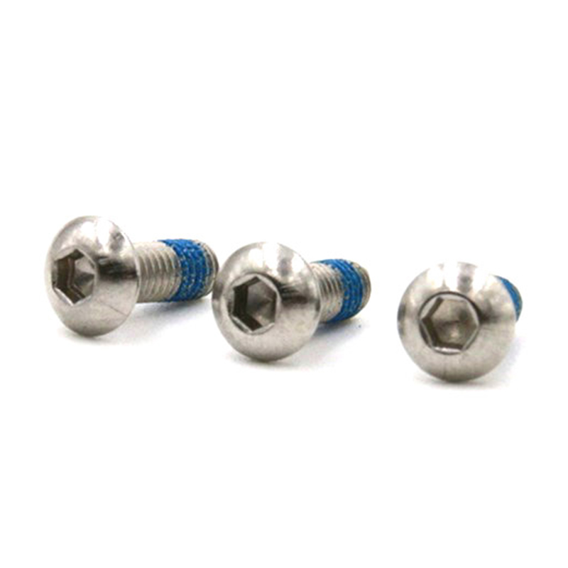 나일론 패치가 있는 새 항목 단추 머리 육각 hsocket 미니 마이크로 나사 나일론 패치가 있는 새 항목 단추 머리 육각 hsocket 미니 마이크로 나사